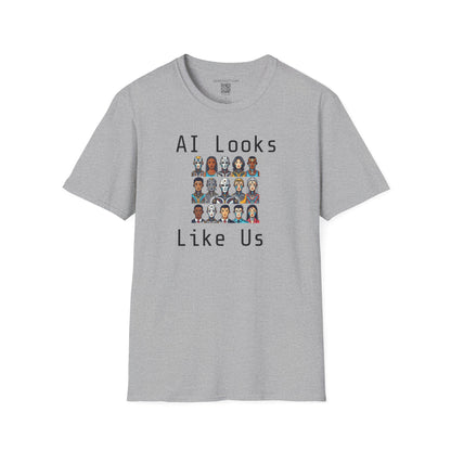 "AI Looks Like Us" Tee