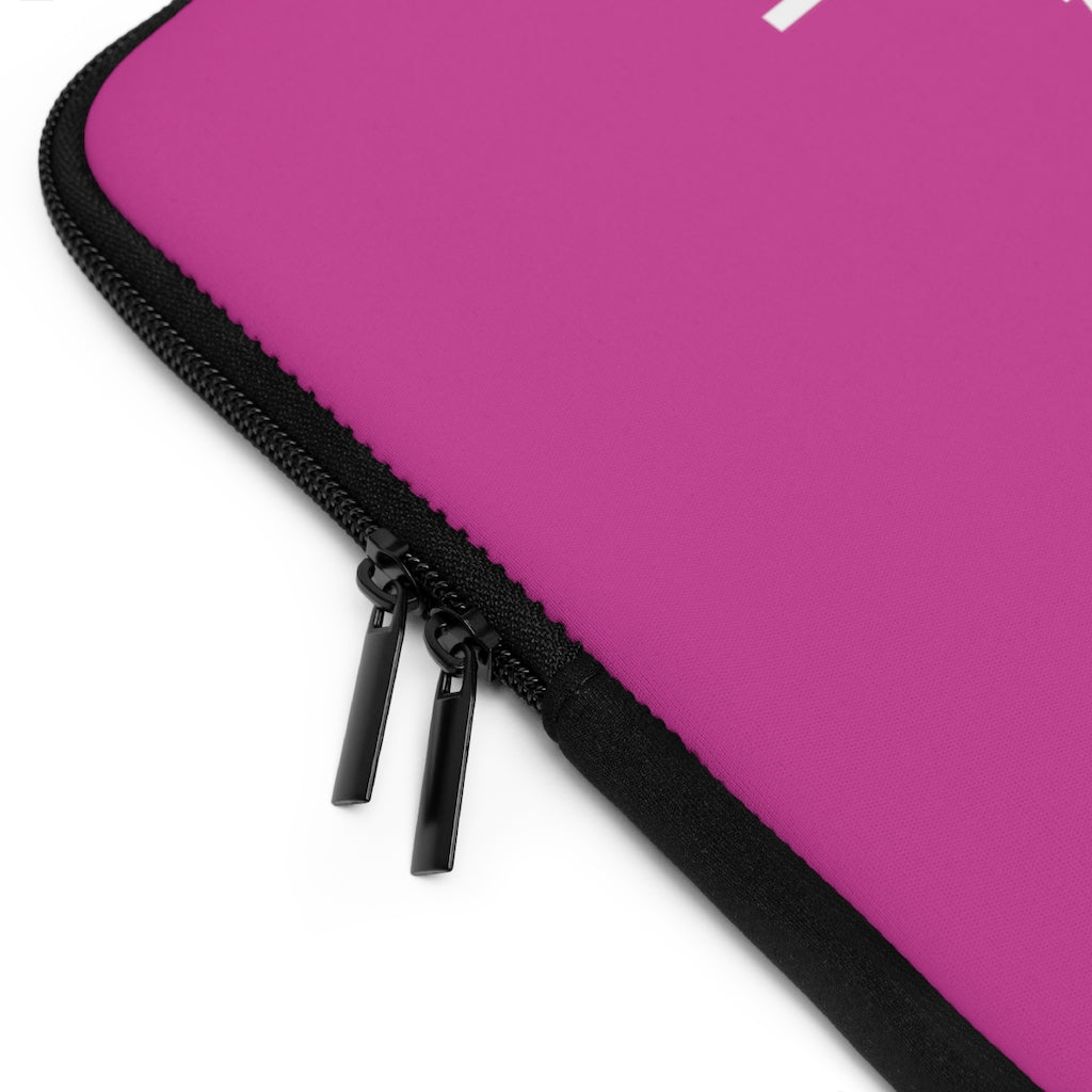 TEACH AND L(EARN) Laptop Sleeve (Pink/White) - EDU HUSTLE