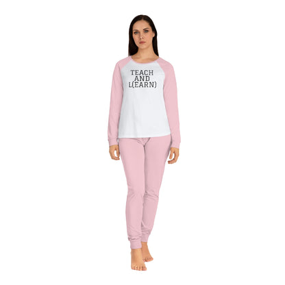 TEACH AND L(EARN) Pajama Set (W) - EDU HUSTLE