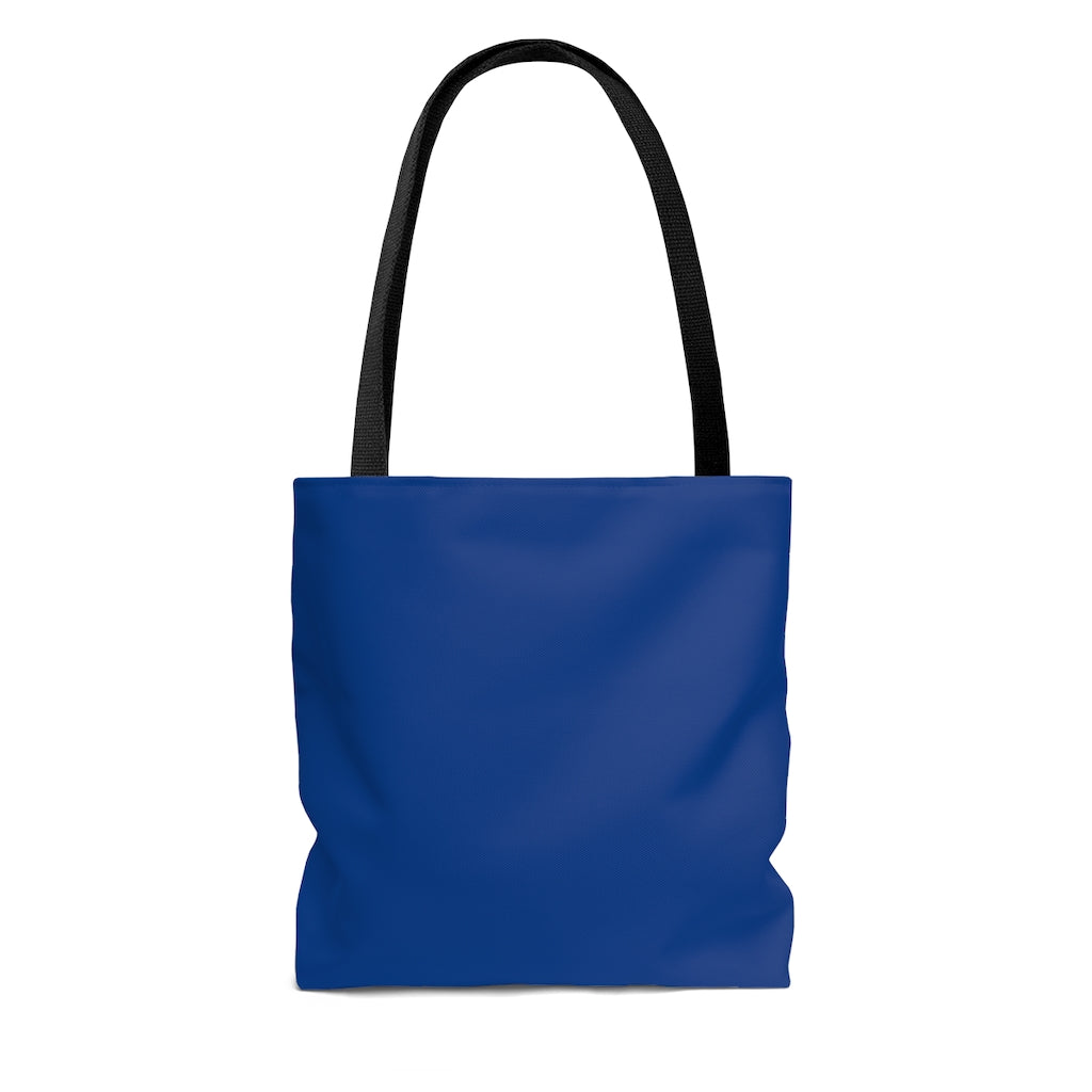 TEACH AND L(EARN) Tote Bag (Blue/White) - EDU HUSTLE