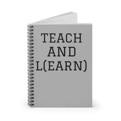 TEACH AND L(EARN) Notebook - EDU HUSTLE