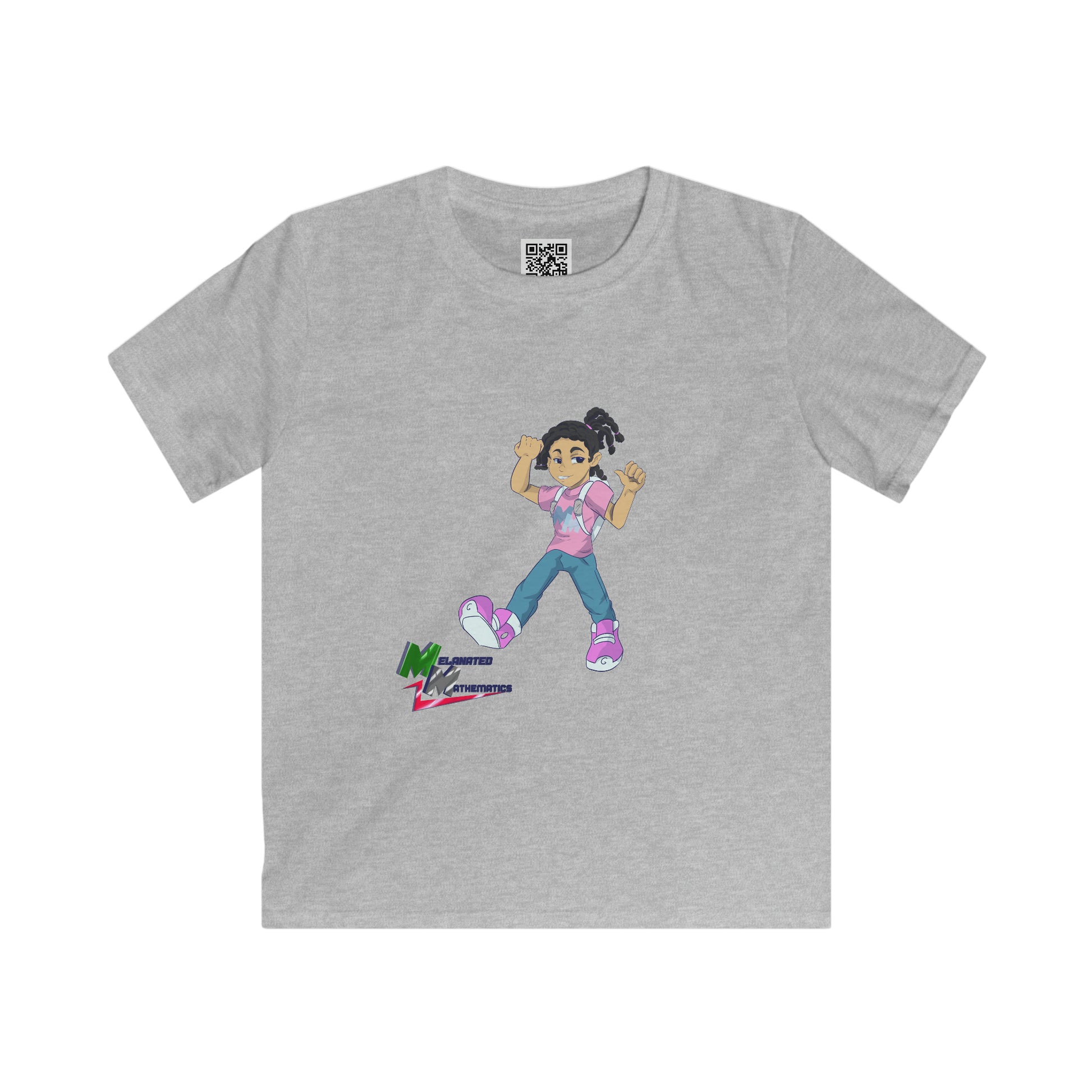 Melanated Mathematics "On My Way" Kids Tee + Grades 2-3 Workbook Download - EDU HUSTLE